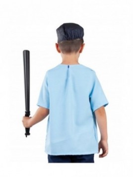 Camiseta y gorra policia infantil