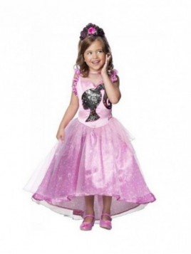 Disfraz Barbie princesa rosa infantil