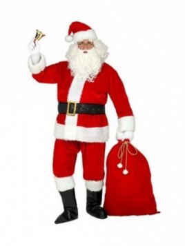 Disfraz Santa Claus profesional adulto