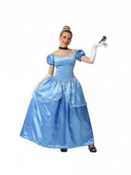 Disfraz Princesa azul para mujer