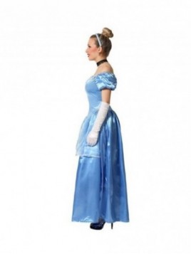 Disfraz Princesa azul para mujer