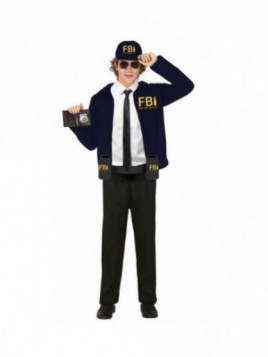 Disfraz Inspector cervezas FBI adulto
