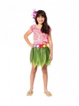 Disfraz Hawaiana para niña