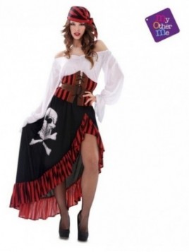 Disfraz Pirata bandana para mujer