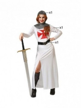 Disfraz luchadora medieval mujer