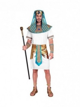 Disfraz Faraón blanco deluxe adulto