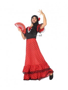 Disfraz Flamenca lunares para hombre
