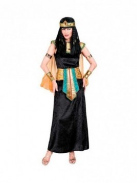 Disfraz Reina egipcia luxe negro mujer