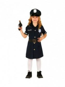 Disfraz Policía niña infantil