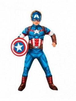 Disfraz Capitán América Delux inf.