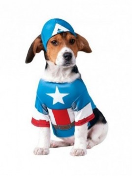 Disfraz Capitan América mascota
