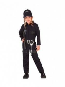 Disfraz policia unisex  infantil