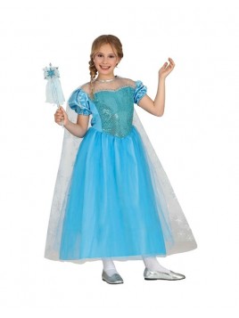 Disfraz princesa escarcha infantil