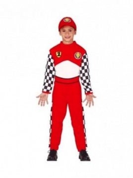 Disfraz piloto de carreras para niño