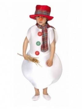 Disfraz Muñeco de Nieve Infantil