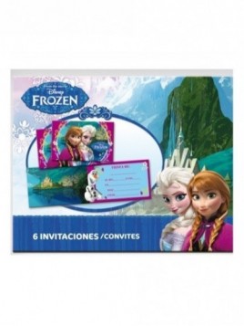 Invitaciones Frozen C/sobre