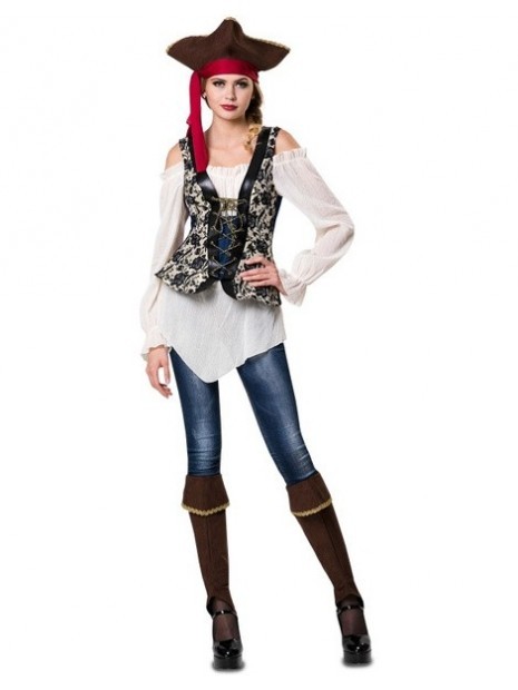Disfraz señorita Pirata para mujer