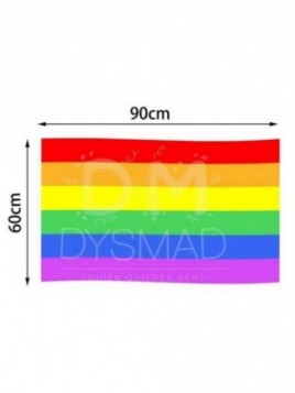 Bandera multicolor orgullo gay 60x90cms.