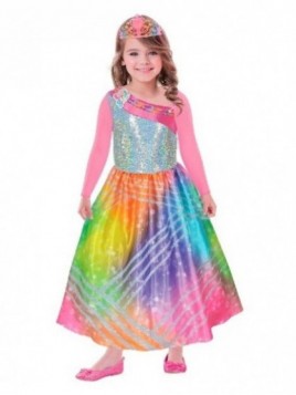 Disfraz Barbie Rainbow magic 3/5 años
