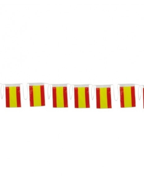 Bandera España plástico 50M. 20x30cm