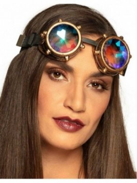 Gafas Steampunk con cristales deluxe