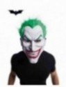 Máscara Joker PVC con pelo