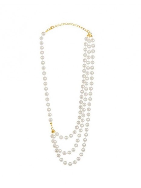 Conjunto Collar + pendientes perlas