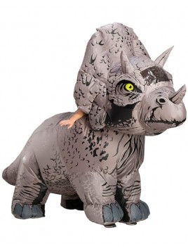 Disfraz Triceratops hinchable adulto