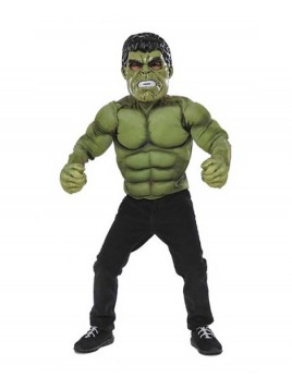 Disfraz Hulk AV pecho+masc.+guante INF