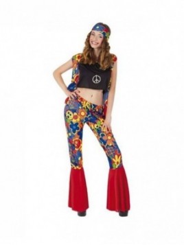 Disfraz Hippie woman adulta