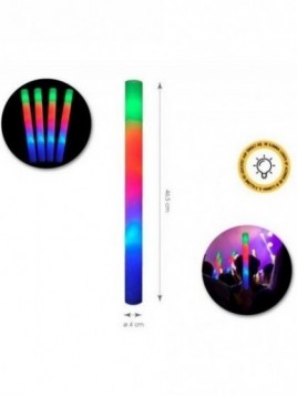 Bastón espuma LED colores