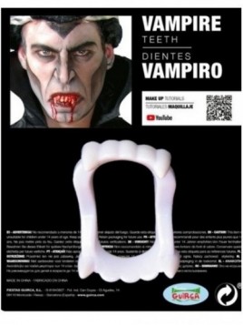 Dientes Vampiro plástico