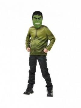 Disfraz top y máscara Hulk