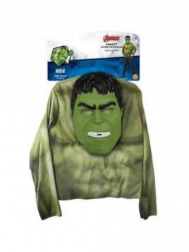 Disfraz top y máscara Hulk