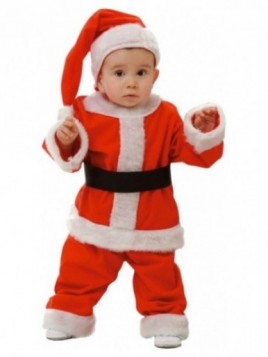 Disfraz Papa Noel bebés e infantil