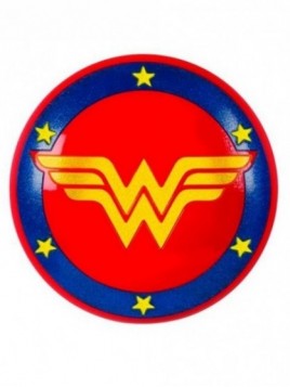 Escudo Wonder woman glitter infantil