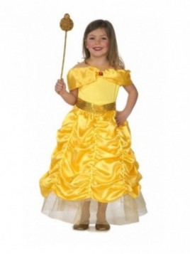 Disfraz Princesa dorada para niña