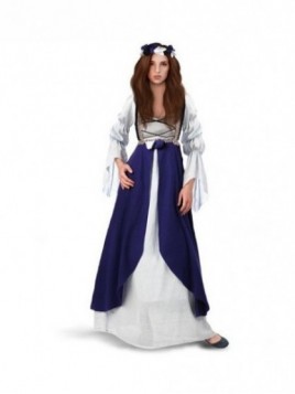 Disfraz Mujer Medieval azul