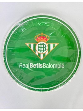 Platos Real Betis Balompie 8 unid. 18cms