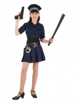 Disfraz Policía niña