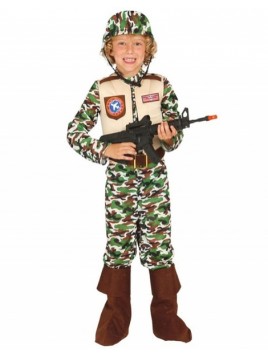 Disfraz fuerzas especiales para niño