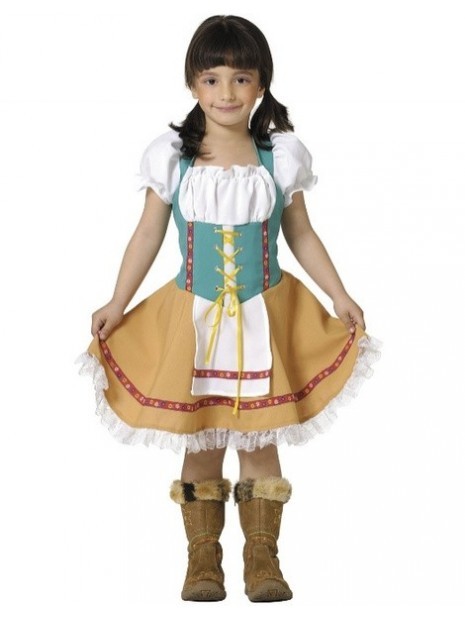 Disfraz Tirolesa infantil