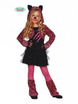 Disfraz Leopardo Pink talla 5/6 años