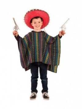 Poncho Mexicano infantil