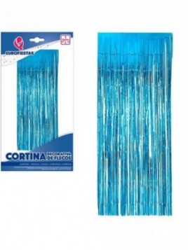 Cortina Flecos decorativa colores 2x1M