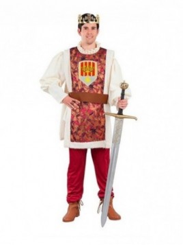 Disfraz Rey Medieval para  hombre
