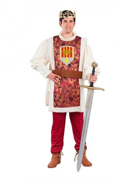 Disfraz Rey Medieval para  hombre