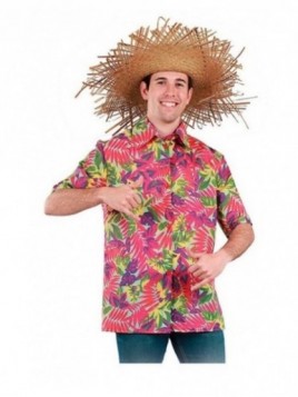 Camisa Flores Hawaiana adulto