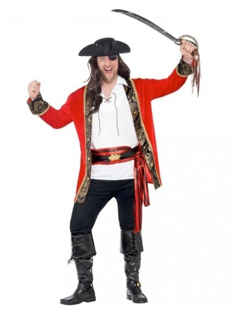 Disfraz Capitán Pirata para hombre luxe